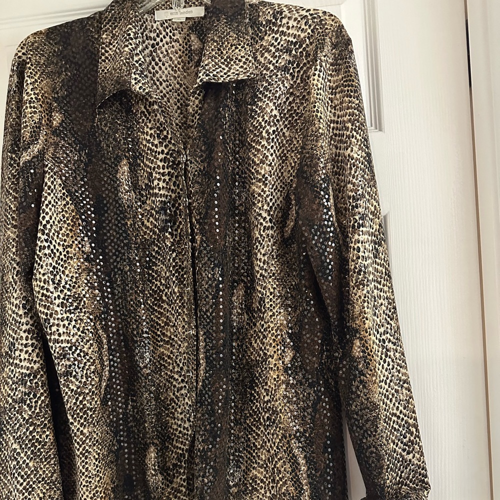 Erin London Jacket Top Size XL